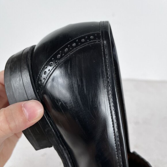 Johnston & Murphy Optima Leather Wingtip Black Tassel Dress Shoes 7.5 D/B main image 4